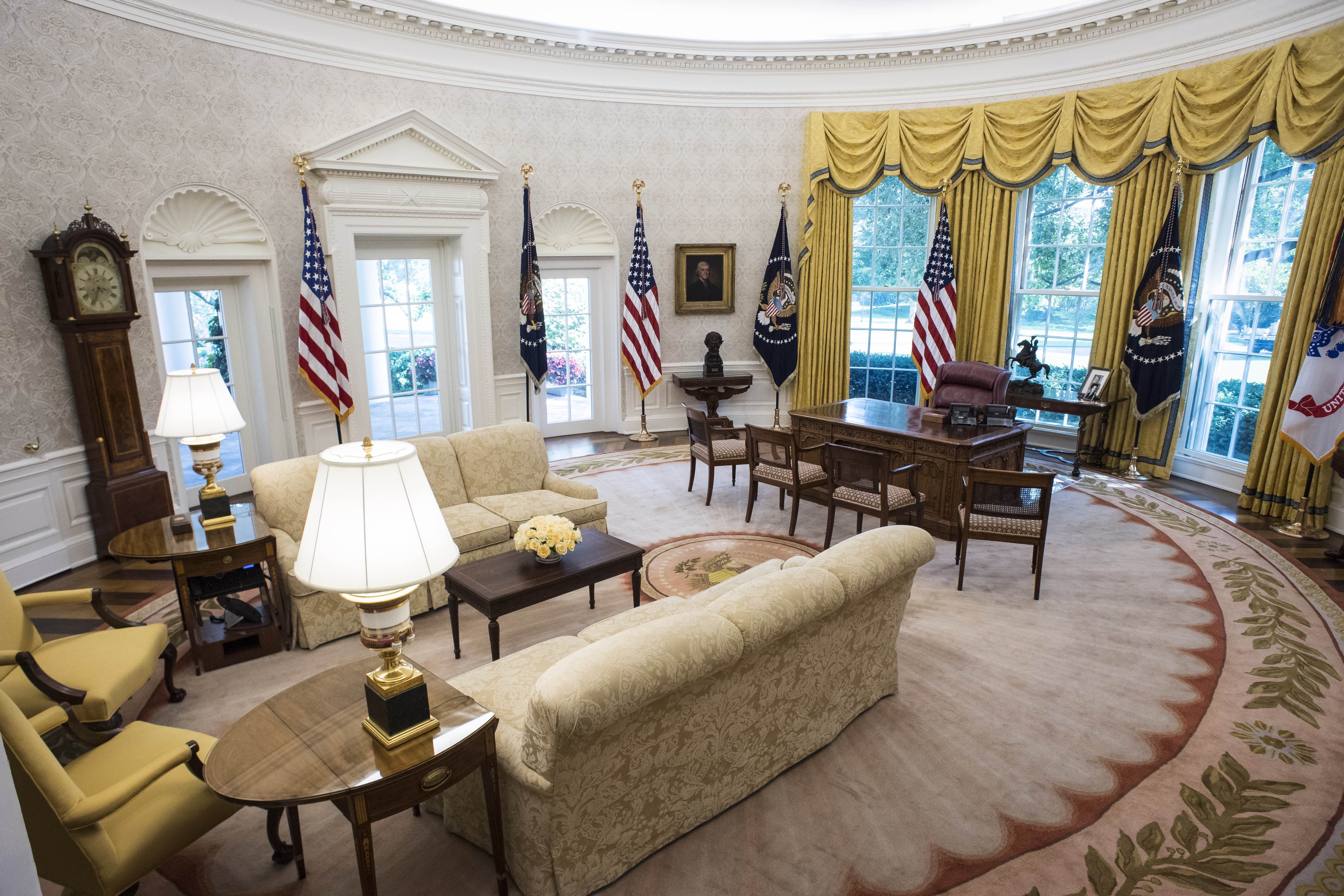 white house living room