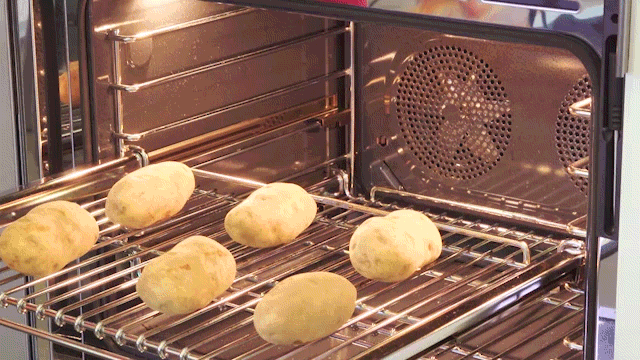 potatoes in oven