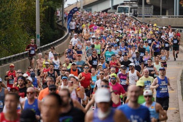 thousands of athletes take part 51st edition of tcs new york city marathon