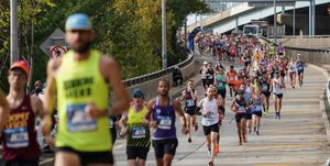 thousands of athletes take part 51st edition of tcs new york city marathon