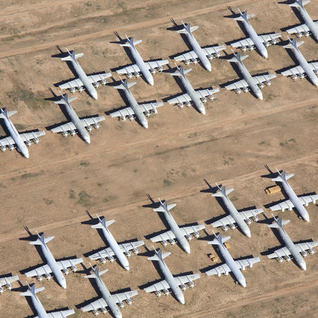 overlook the aircraft boneyard, davis monthan air force base
