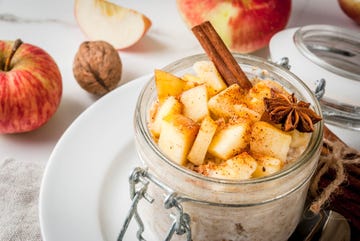 overnight oats met appel en kaneel