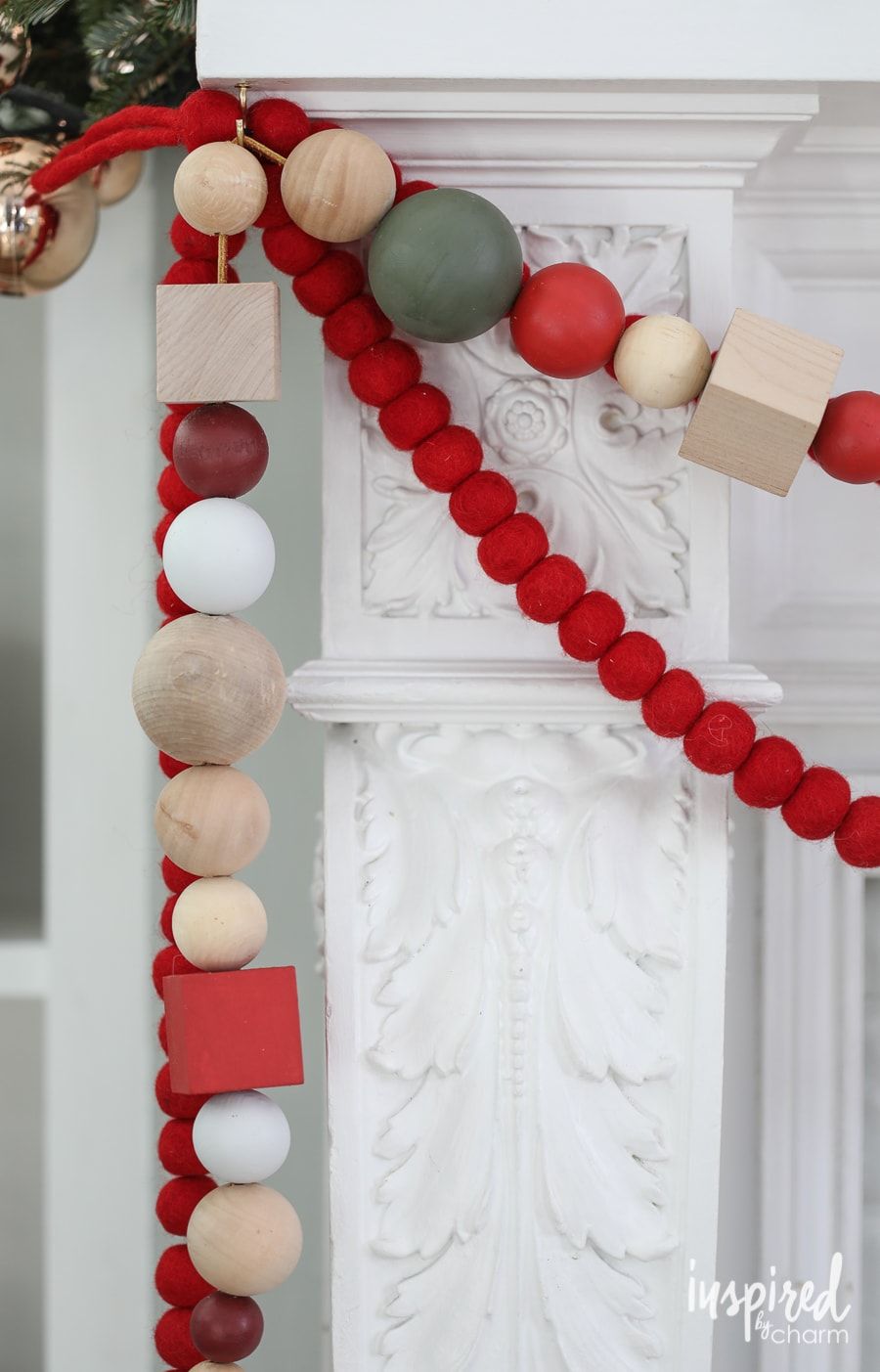12 Cute DIY Wooden Bead Crafts For Christmas - Shelterness