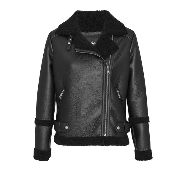 Jacket, Clothing, Leather, Outerwear, Leather jacket, Sleeve, Textile, Top, Zipper, 