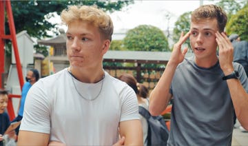 owen, alfie, race across the world