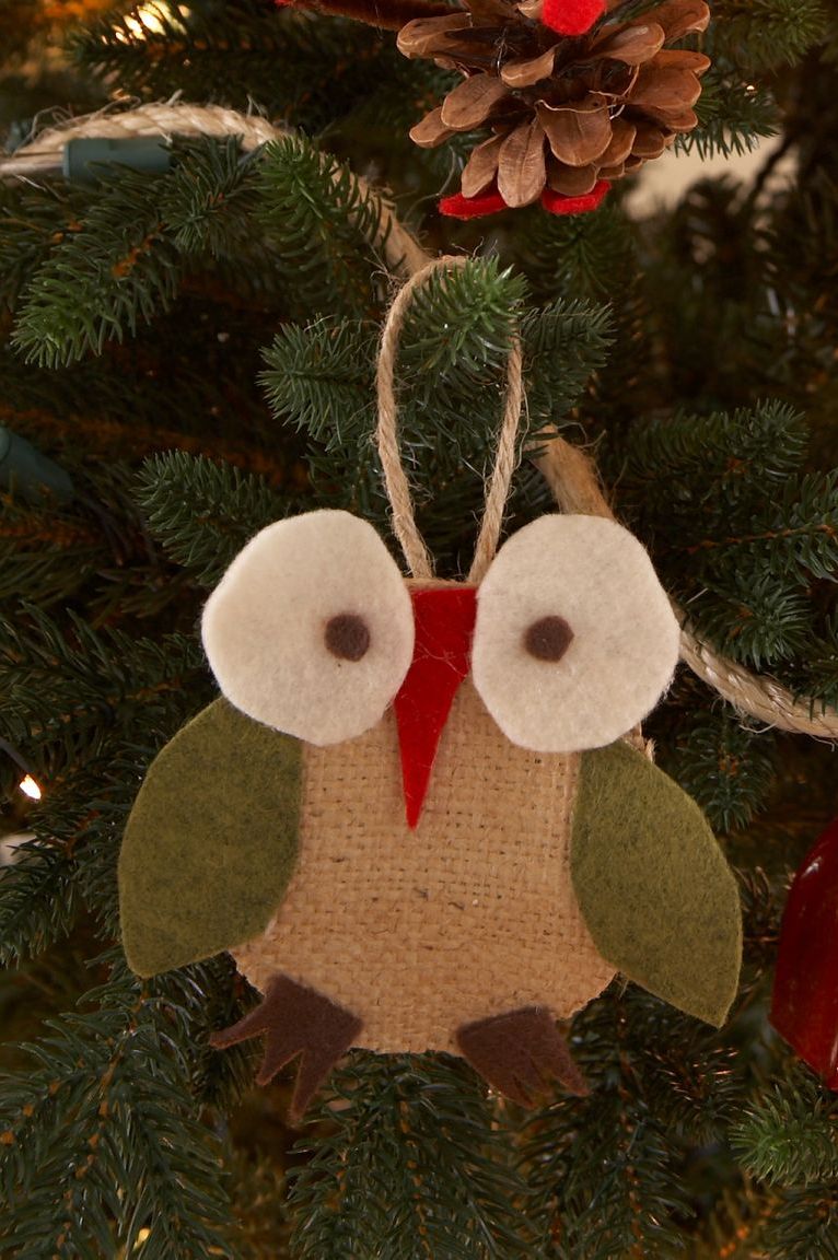 christmas crafts owl ornament
