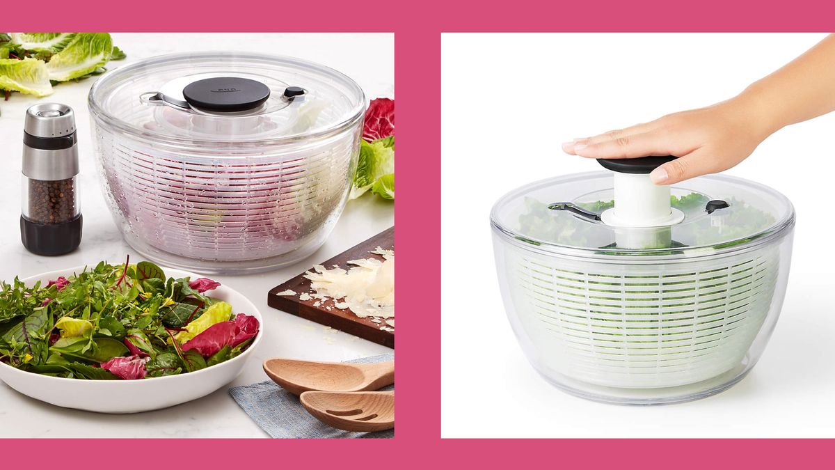 5-liter Manual Salad Spinner That Drys Fresh Vegetables And