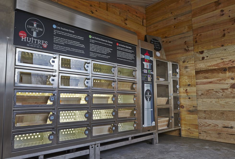 oyster vending machine france