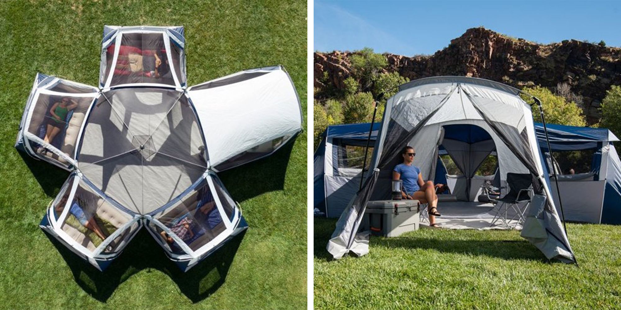 Bonus bad Recensie This 20-Person Tent Has Sleeping 'Rooms,' So Everyone in Your Family Will  Be Comfortable