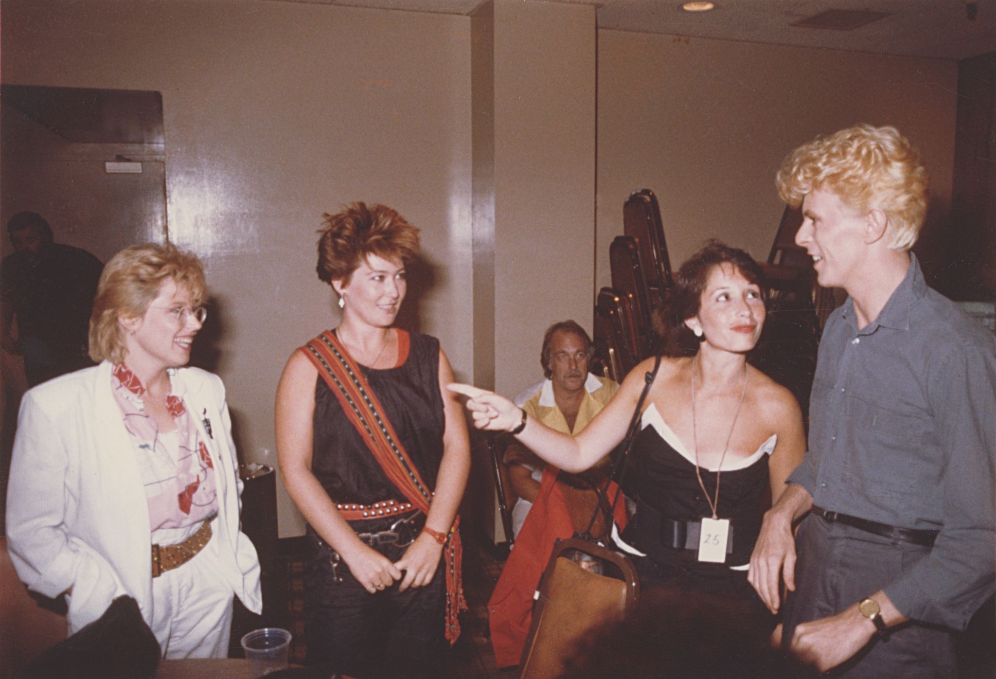 the gogos meeting david bowie