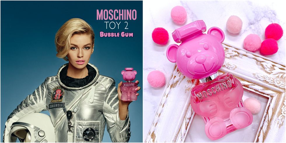 我粉紅我驕傲！超級萌熊換上粉紅色，夢幻玫瑰糖香有夠甜美！moschino泡泡熊女性淡香水