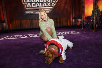 maria bakalova attends the guardians of the galaxy vol 3 premiere at the dolby theatre in hollywood ca on thursday, april 27, 2023photo alex j berlinerabimages