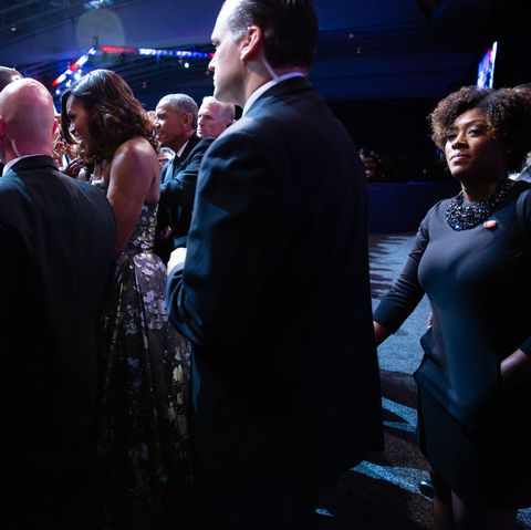 president barack obama and first lady michelle obama greet audience members during the congressional black caucus foundation's 46th annual legislative conference phoenix awards dinner at the walter e washington convention center in washington, dc, sept 17, 2016 official white house photo by chuck kennedy