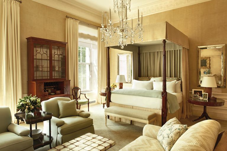 the obama era white house master bedroom, designed by michael s smith