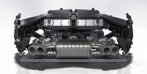 Photo of Porsche 911 engine for 992 generation chassis