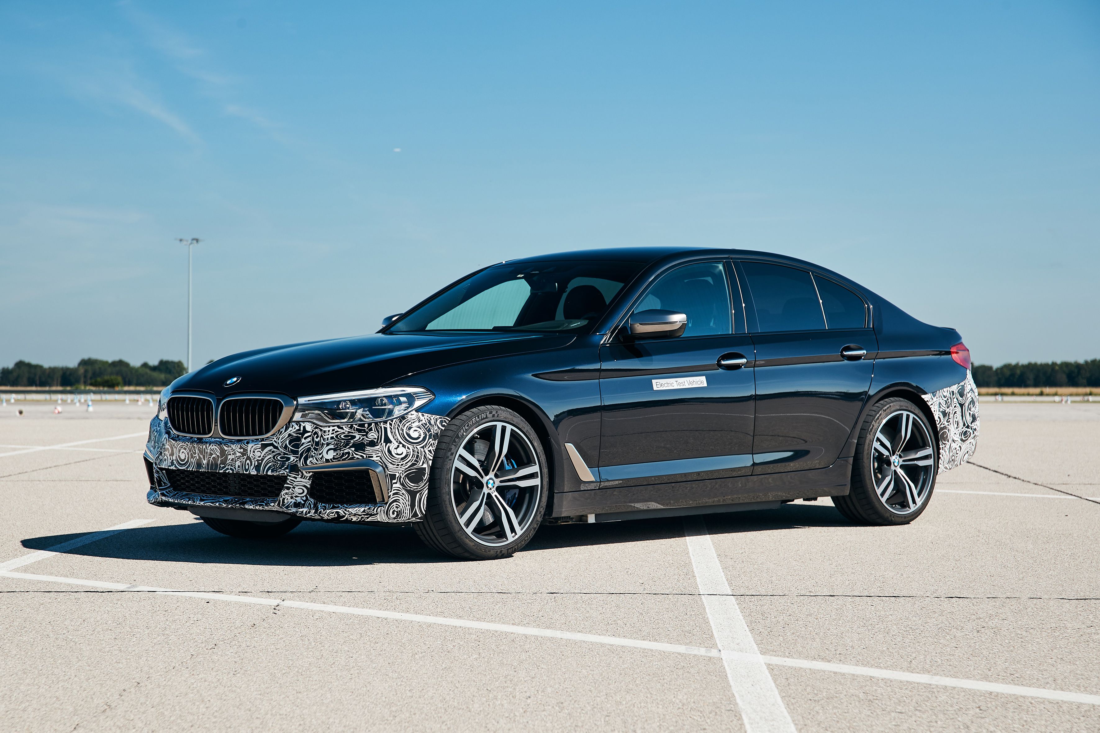 This is the new BMW 5 Series, and it's gone fully electric for the
