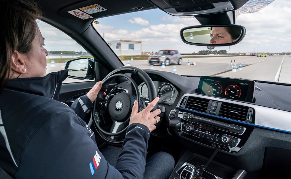 bmw adapted steering wheel for drivers with disabilities