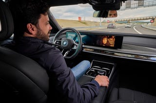 Would You Watch TV from behind the Wheel of BMW's Level 3 7-Series?