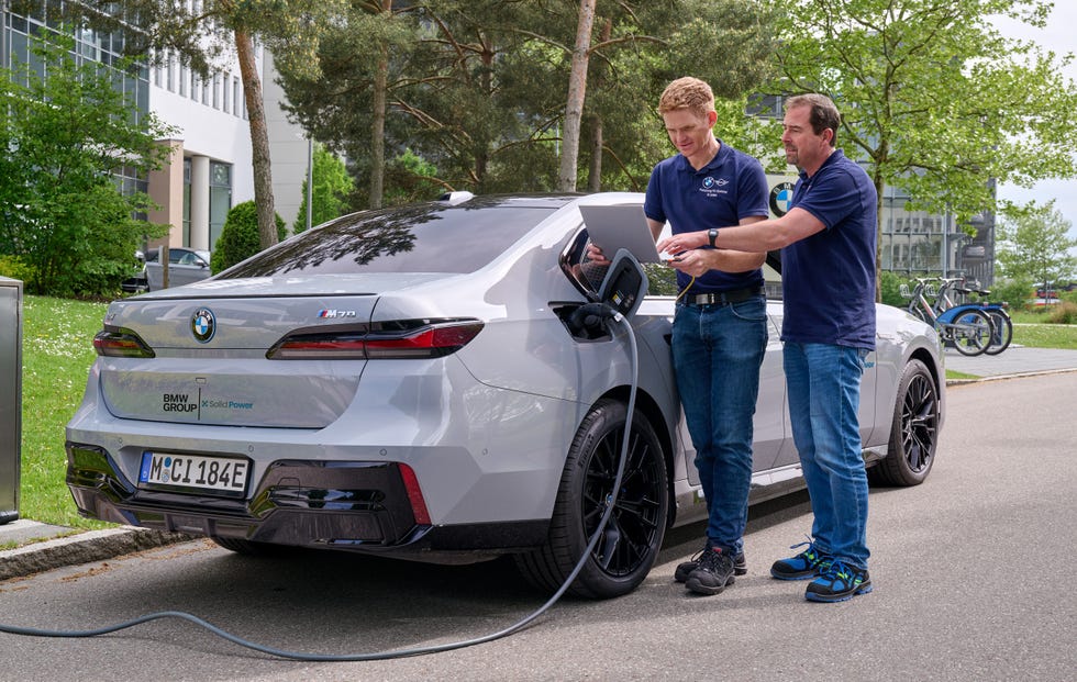 electric vehicle charging demonstration