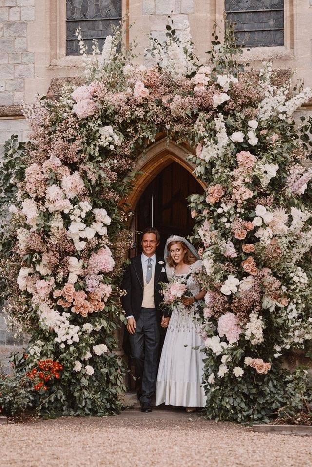 princess beatrice wedding bouquet