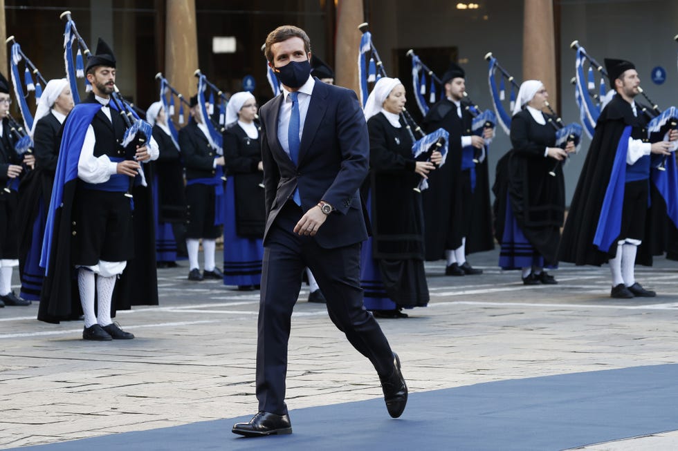 el presidente del partido popular, pablo casado