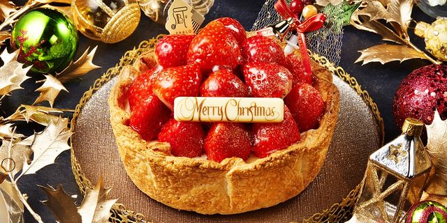 PABLO 推期間限定「草莓派對聖誕起司塔」豪華版甚至鋪滿22顆大草莓簡直一座山！