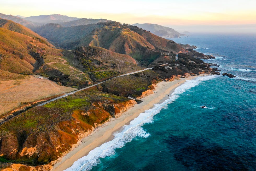 pacific ocean at big sur