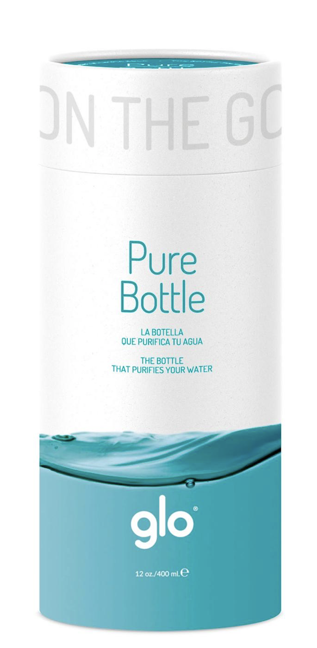 pure bottle, de glo910, la botella que purifica el agua y la libera de virus, bacterias y gérmenes