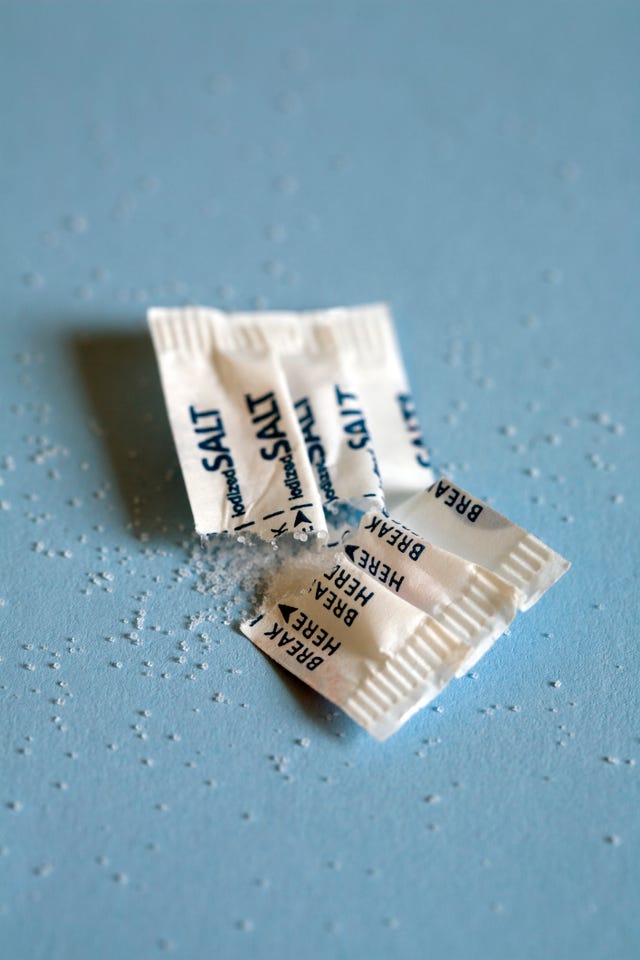 Packet of salt