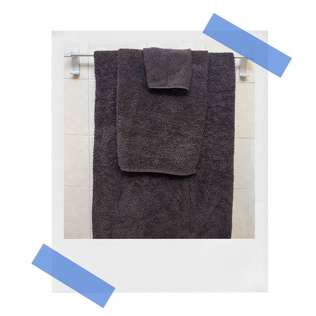 Luxury Organic Airy Waffle Bath Towel 2-Pack in Fog Grey | GOTS Certified | P A C T
