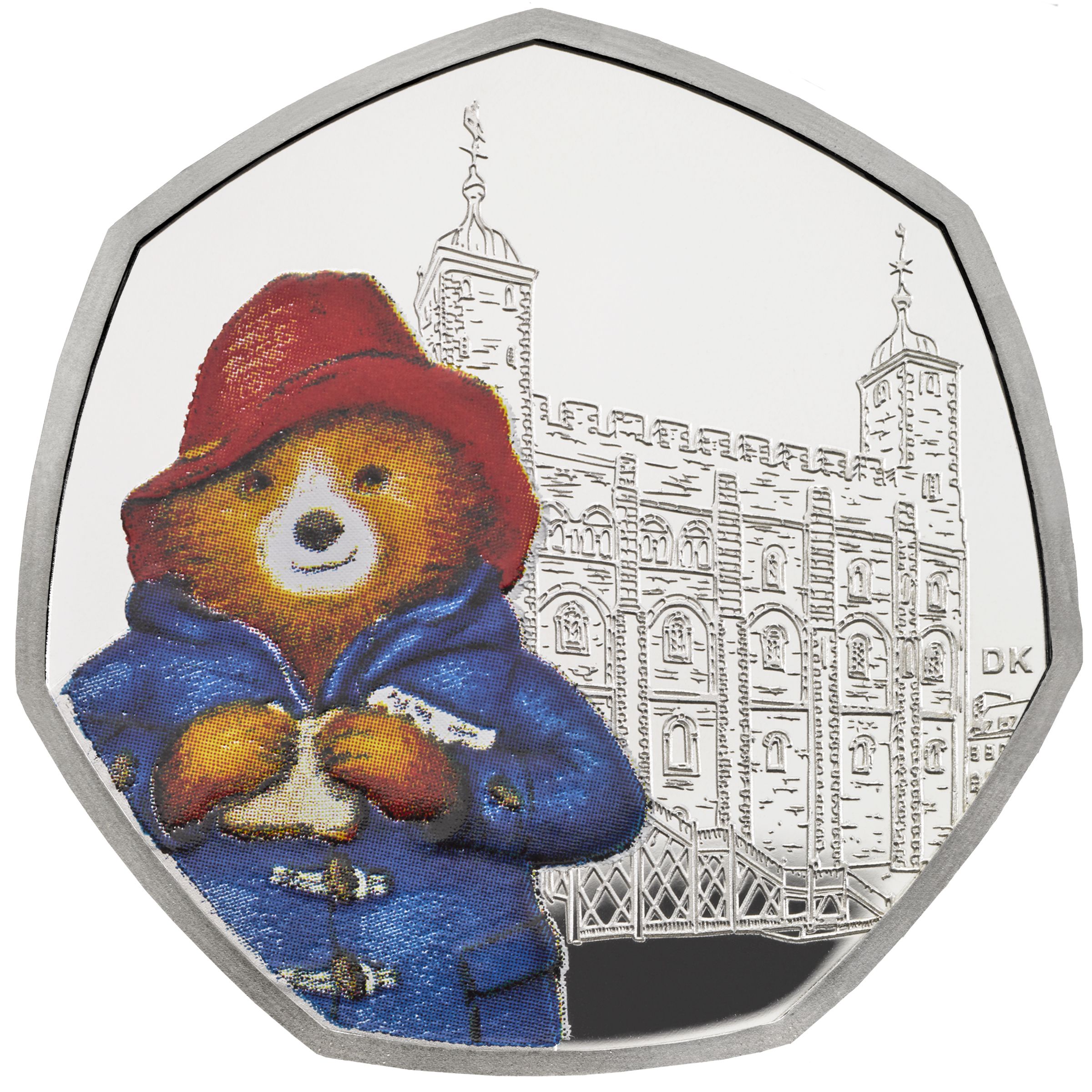 Royal Mint Paddington Bear 50p Coin Released   Paddington At The Tower 2019 United Kingdom Silver Proof Coin Reverse Uk19ptsp 1565602112 