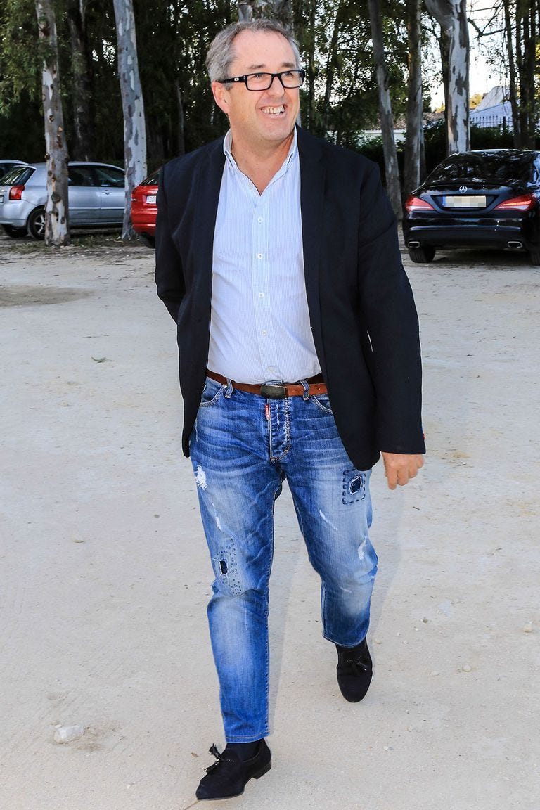 El padre de Alejandro Albalá en el cumpleaños del hijo de Chabelita