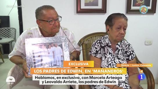 los padres de edwin arrieta