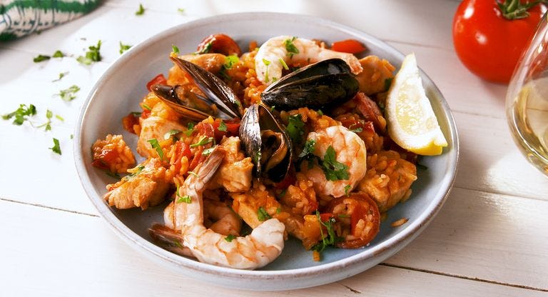 seafood paella