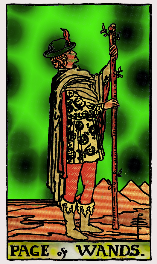 page of pentacles