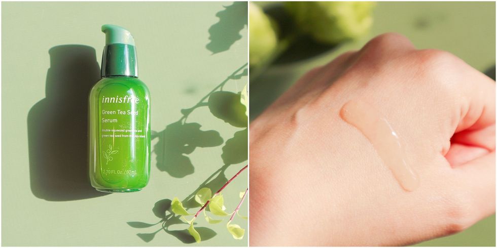 Green, Skin, Product, Beauty, Nail, Hand, Herbal, Material property, Plant, Nail polish, 
