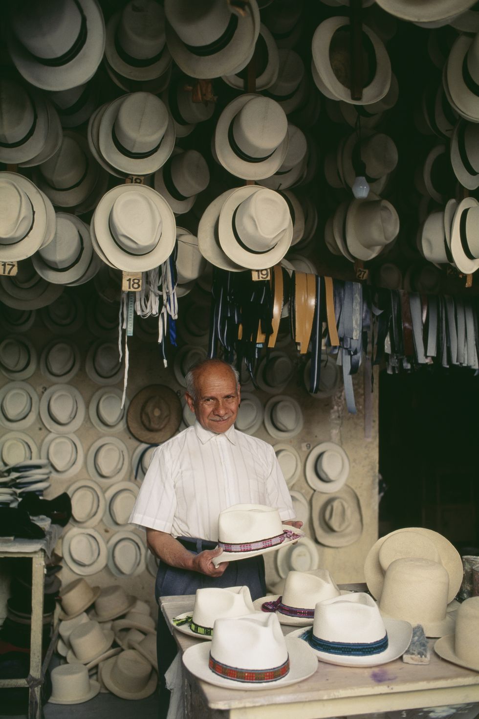 Panama hat in Ecuador