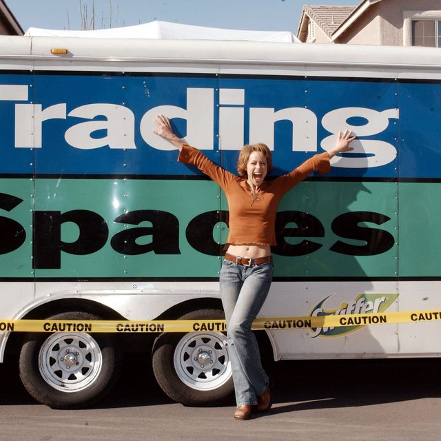Paige Davis and Vern Yip on Location for 'Trading Spaces' in Las Vegas on January 25, 2003