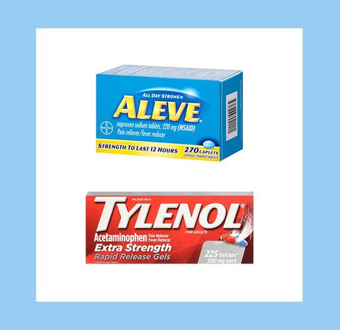 pain relievers aleve tylenol