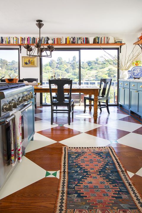 kitchen trends 2023 painted floors