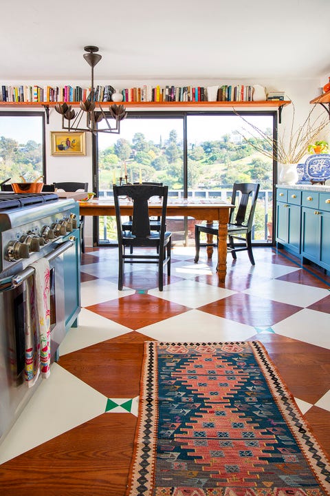 kitchen trends 2023 painted floors