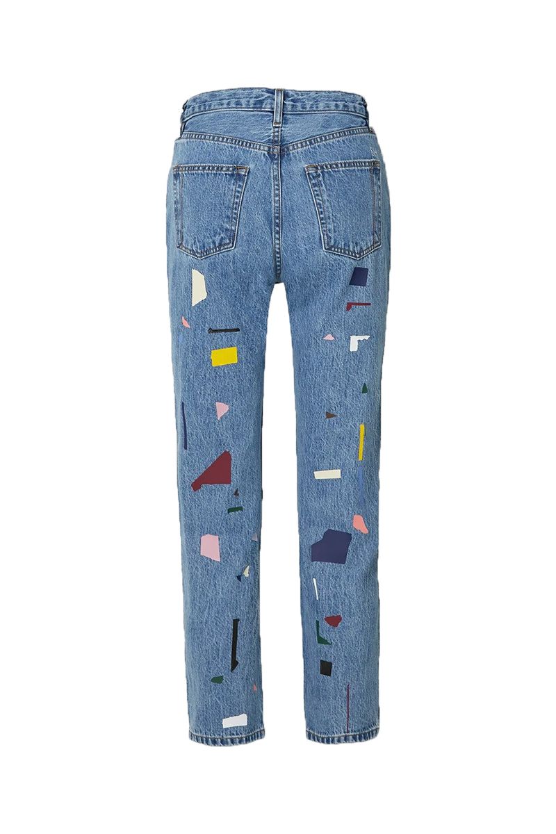 RaRe Vintage y2k ACROSS Flared Paint Spray Denim Jeans W 27-XS-S | eBay