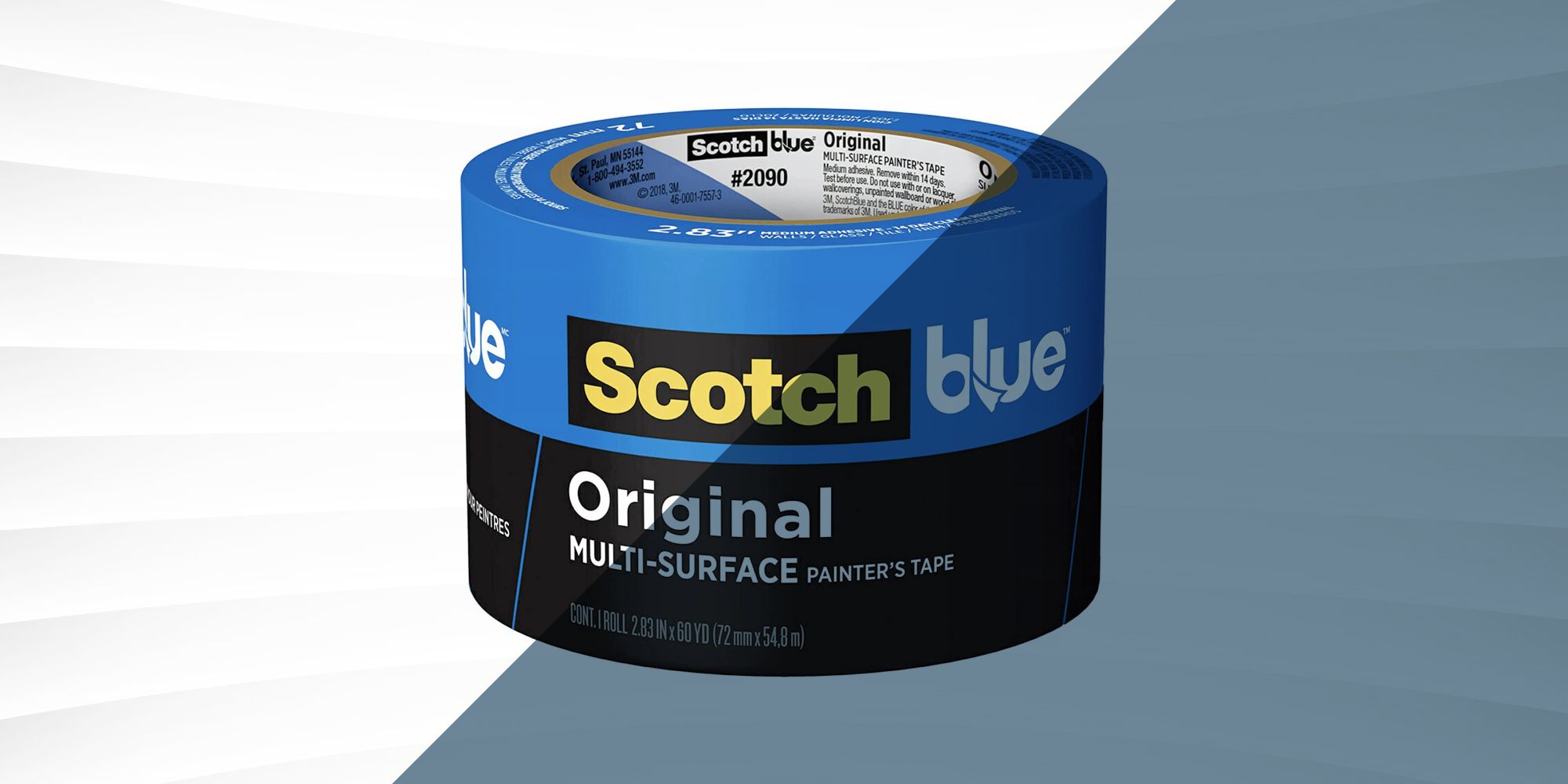 2 Inch Blue Painters Masking Tape Bulk For Multi-Surface Produce