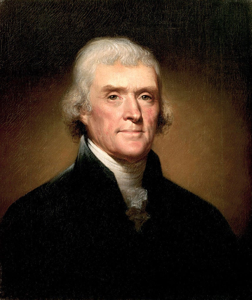 thomas jefferson by rembrandt peale