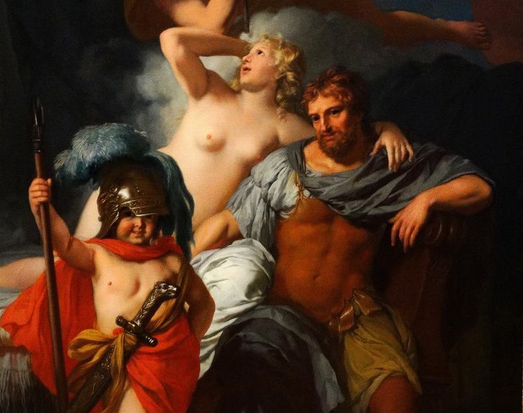 Odysseus and Calypso.