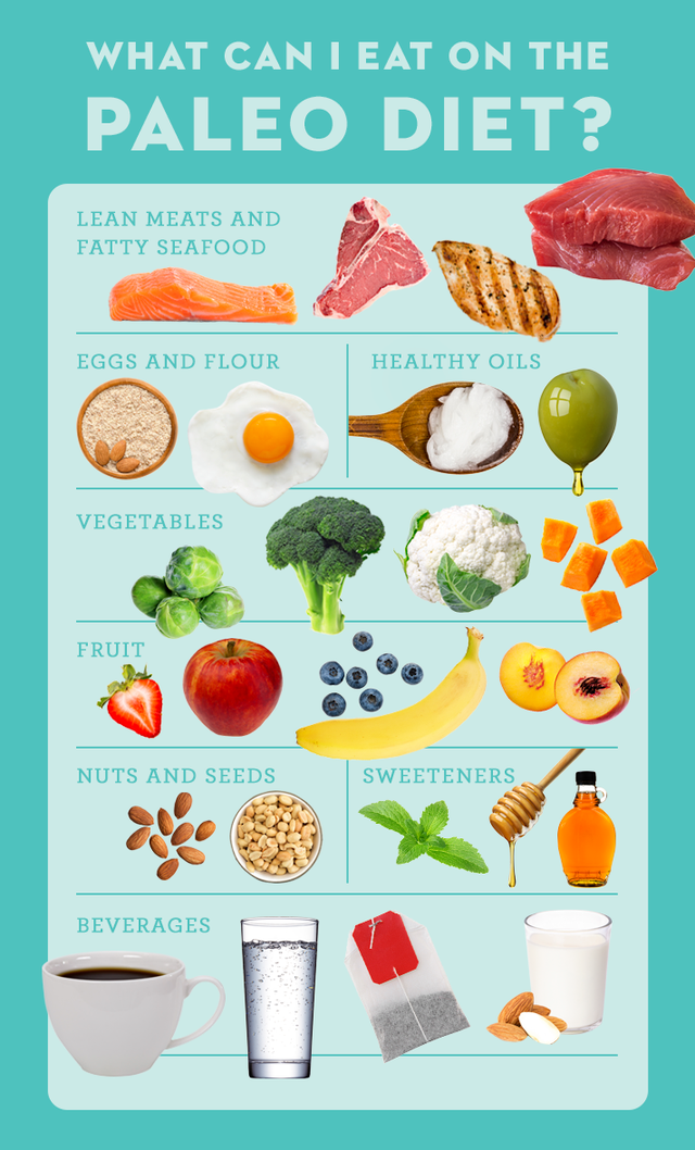 paleo diet foods list   what can i eat on the paleo diet