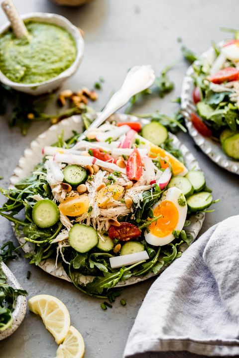 Paleo Pesto Chicken Salad