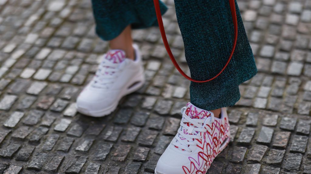 Zapatillas Para Caminar Mujer Bicolor