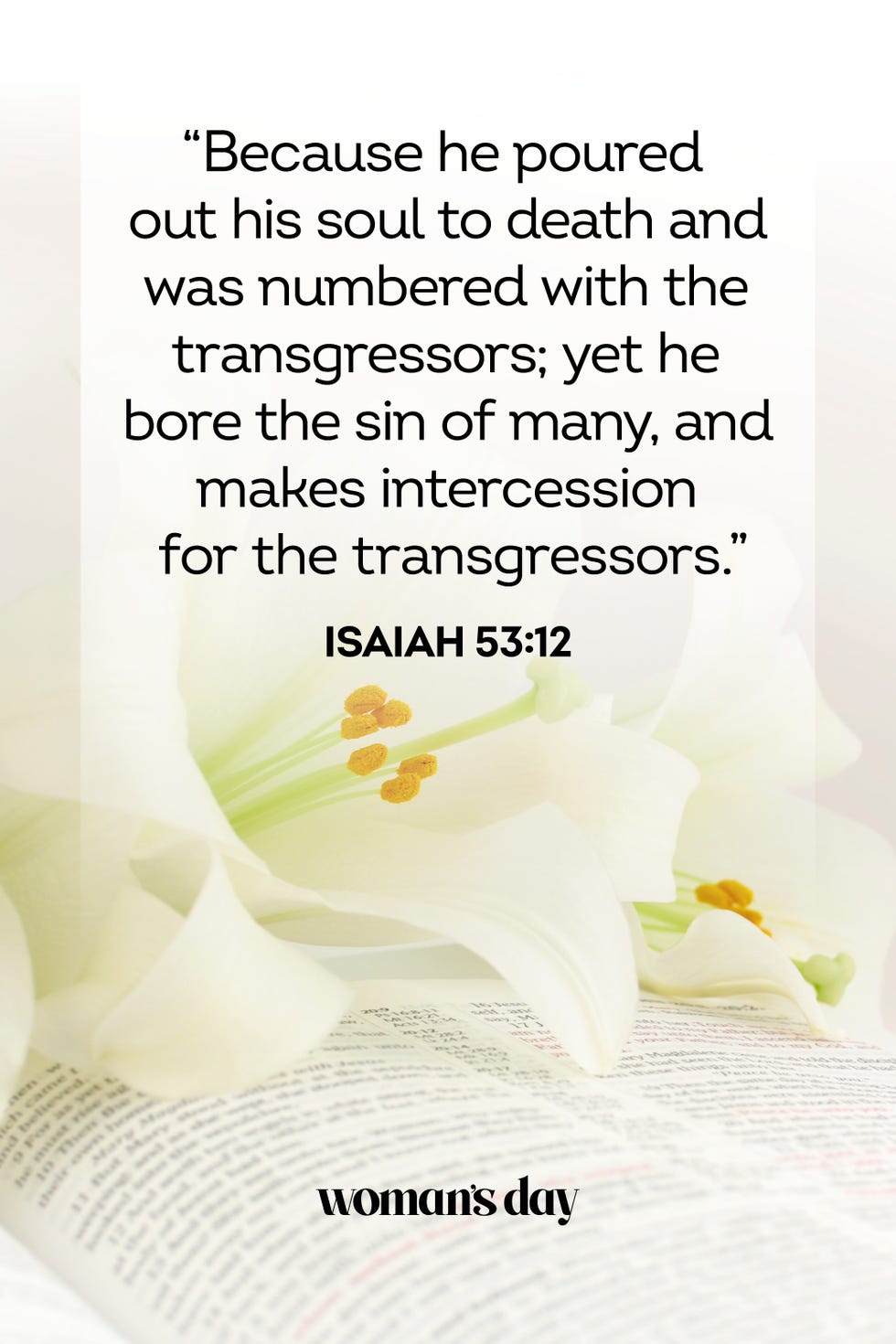 palm sunday scriptures isaiah 53 12