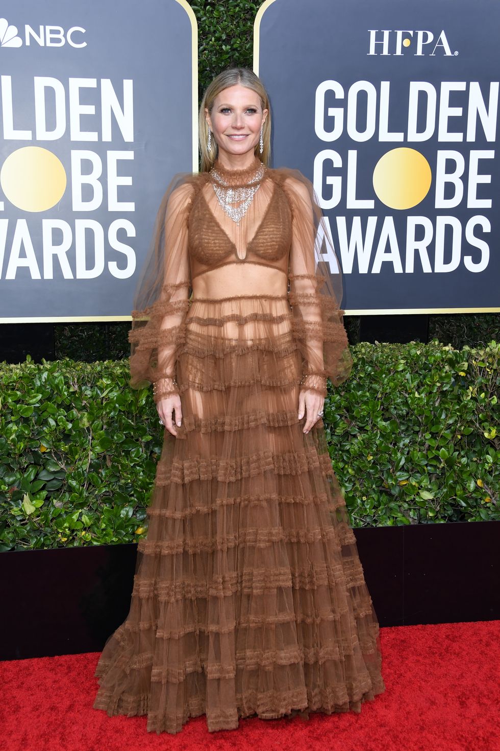 Gwyneth Paltrow attends the 77th Annual Golden Globe Awards at The Beverly Hilton Hotel on January 05, 2020